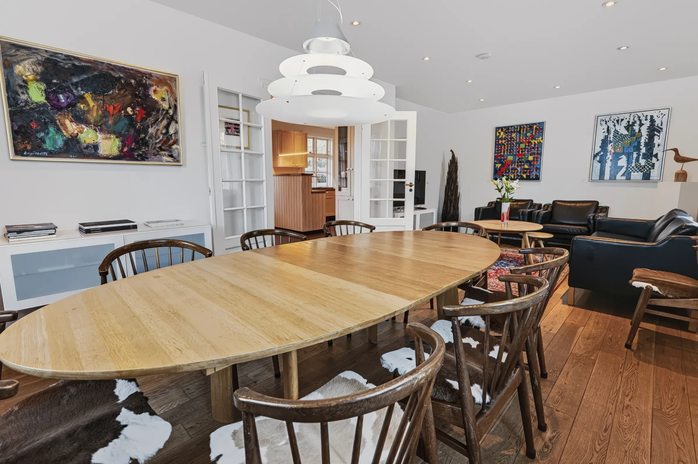 Dining table and living room, The Grand Residence